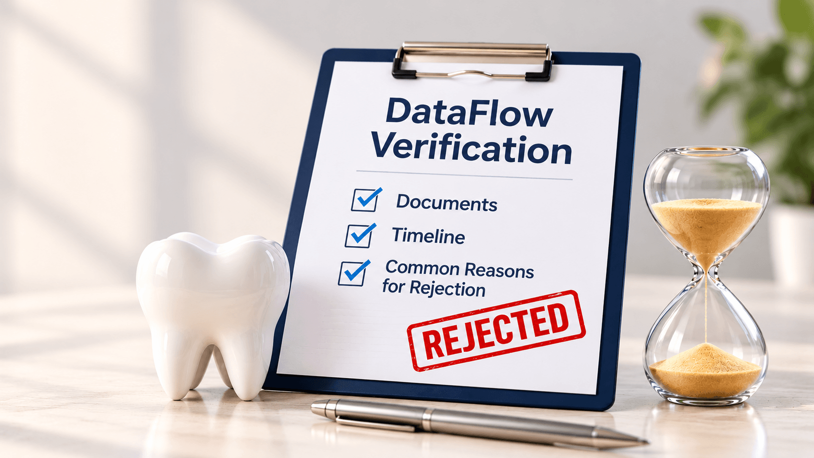 DataFlow Verification for Dentists: Documents, Timeline and Why Reports Get Rejected
