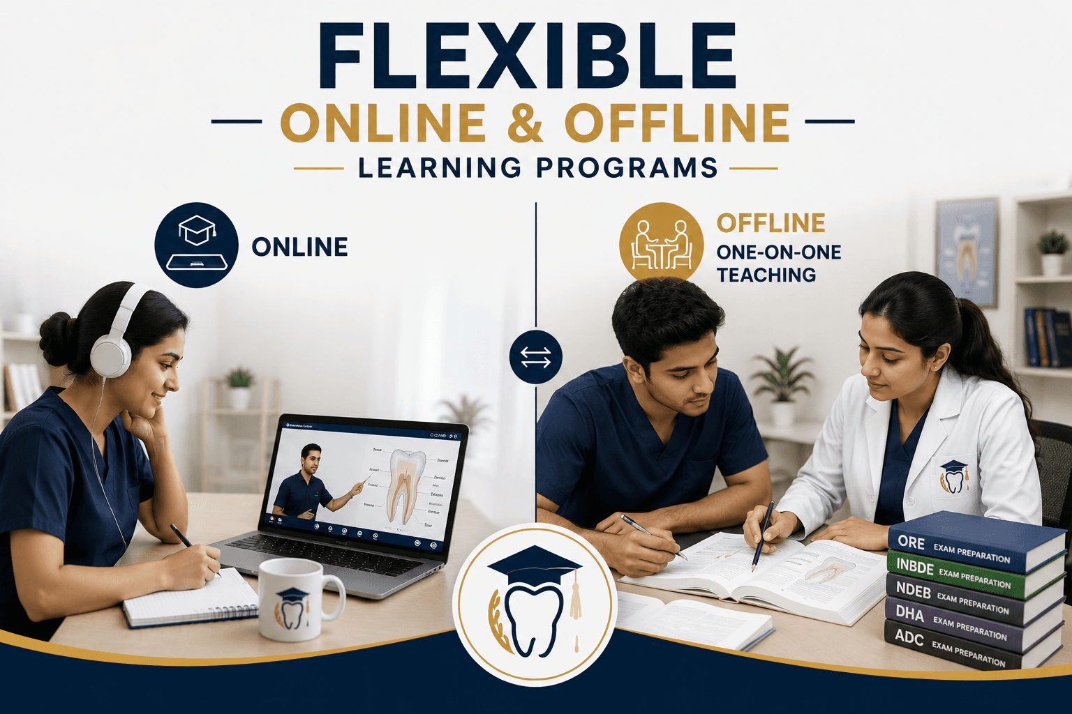 Flexible Online & Offline Learning Programs