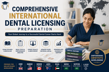 Comprehensive International Dental Licensing Preparation
